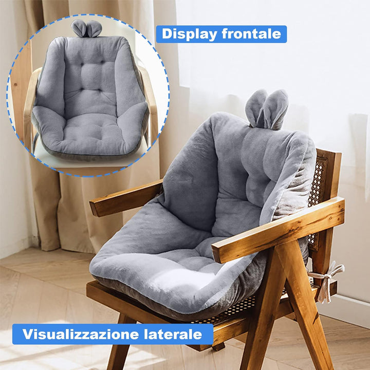 Hppbody Orthopädisches Sitzkissen für Bürostuhl, Rückenkissen für Stuhl, Sitzkissen Auto, Rollstuhlk