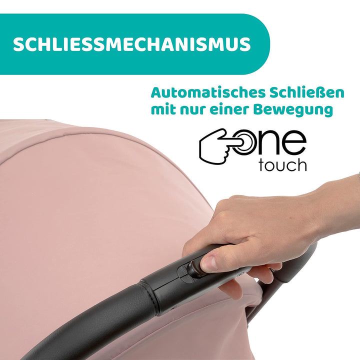 Chicco Cheerio Compact Hundewagen von 0 bis 15 kg, ultraleicht, zusammenklappbar und neigbar mit Sch