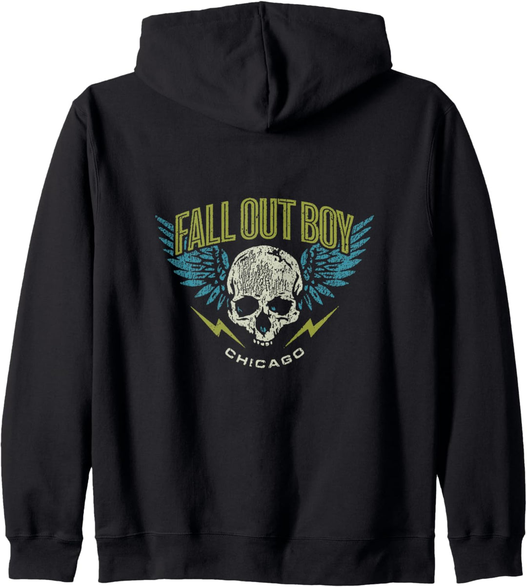 Fall Out Boy - Geflügelter Totenkopf Kapuzenjacke