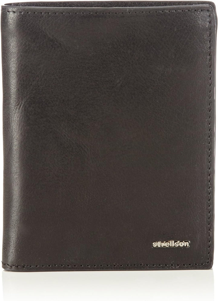 Strellson Herren Geldbeutel Jefferson Brieftasche aus Leder Schwarz (Black 900), Schwarz (Black 900)
