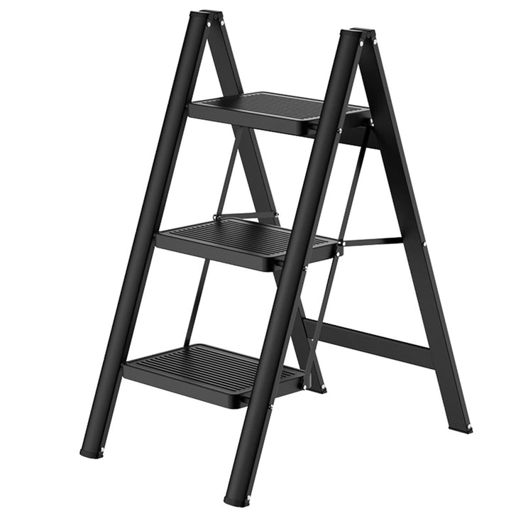Trittleiter 3 Stufen Klappbar, stufenleiter,Leiter mit breitem Anti-Rutsch-Pedal, Tritthocker mit 15