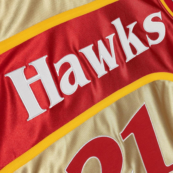 Mitchell & Ness NBA 75th Anniversary Swingman Jersey - Gold XL Atlanta Hawks, XL Atlanta Hawks
