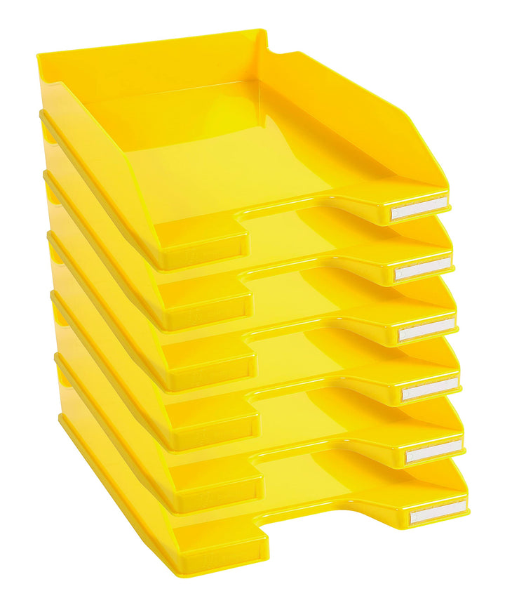 Exacompta 113289D 6er Pack Premium Briefablage Combo Midi DIN A4. Ideale Briefkörbe für Ihre Organis