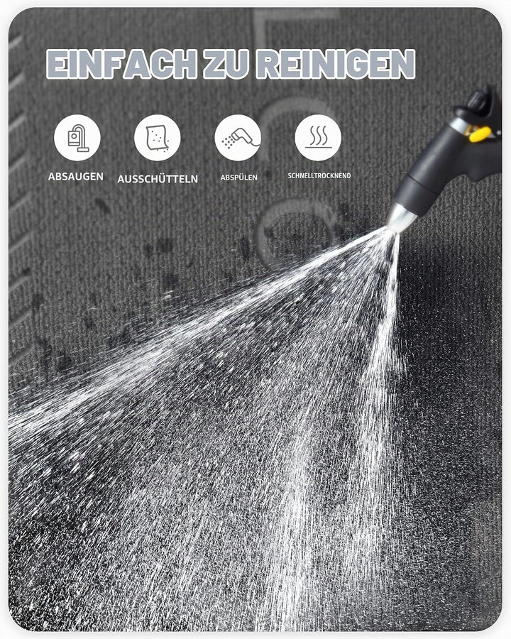 Color G Fussmatte Aussen, Schmutzfangmatte 60x90 Waschbar für Haustür, rutschfeste Fussmatte Aussenb
