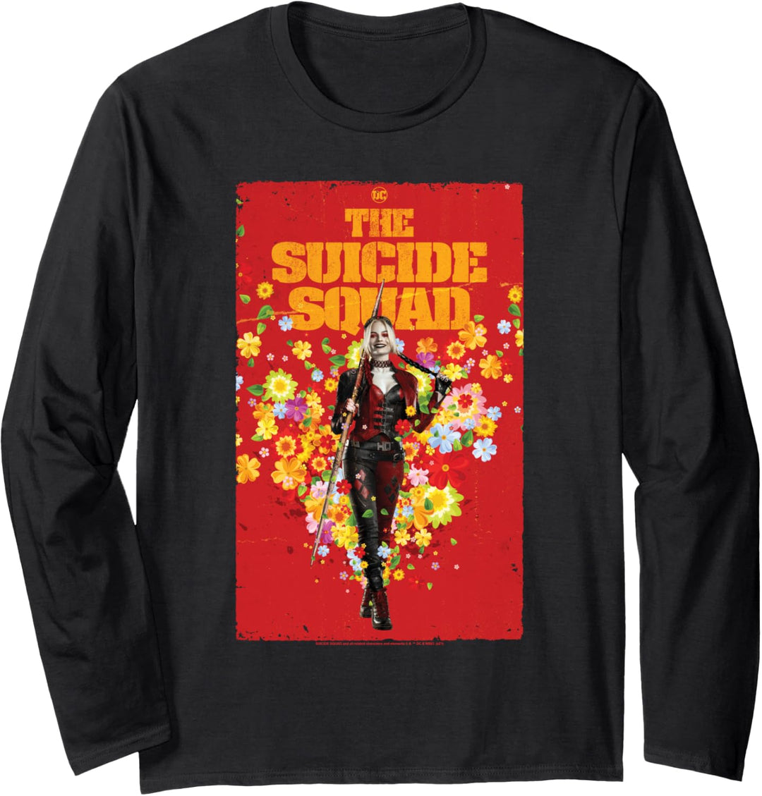 The Suicide Squad Harley Quinn Poster Langarmshirt