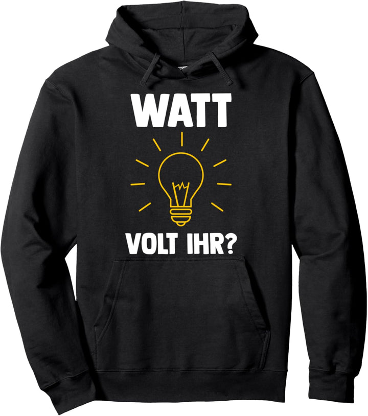 Elektroniker Tshirt Handwerker Werkzeug Elektrotechnik Volt Pullover Hoodie