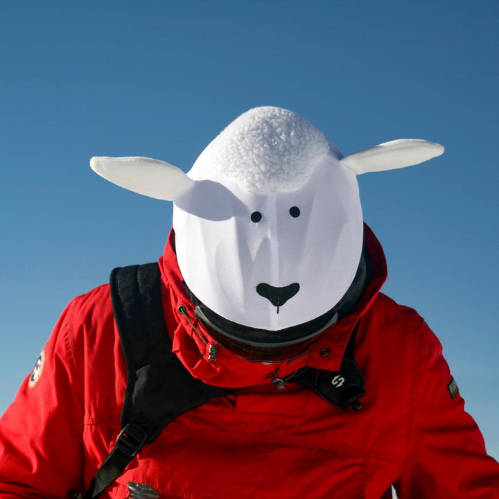 Coolcasc Weiss Schafe Multisport helmüberzug