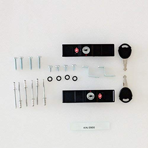 GT Line KIN.0900 - Juego 2 cerraduras TSA + llaves para modelo NEW MEGA WHEELS y BOMBER