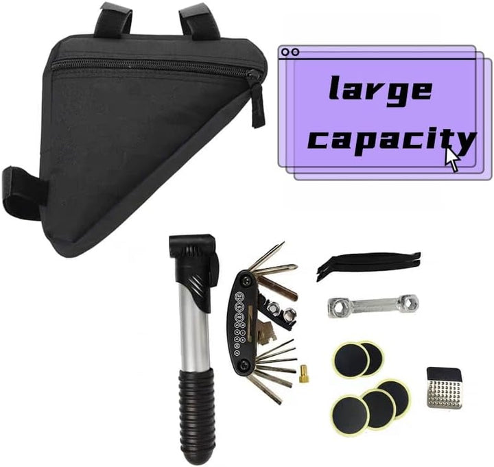 Dreieckstasche, Fahrradtasche für MTB, Rennräder, Wasserabweisend, Triangle Bag, Rahmentasche
