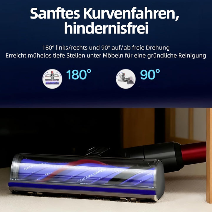 Anti-Verwicklungs Bodenbürste für Dyson V7 V8 V10 V11 V15 Staubsauger, TorqueDrive Motorhead Turbobü
