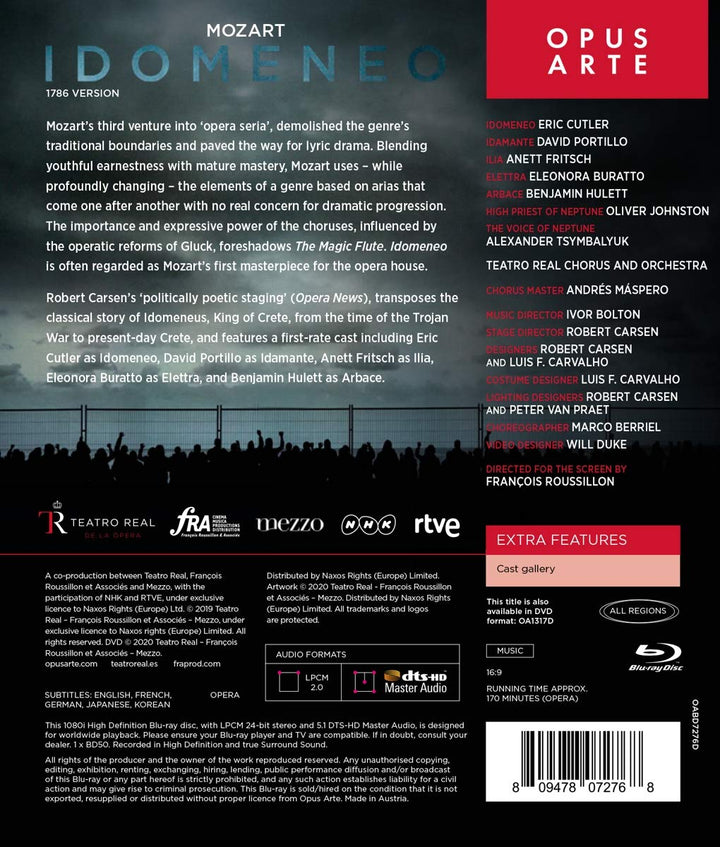 Idomeneo, Blu-ray