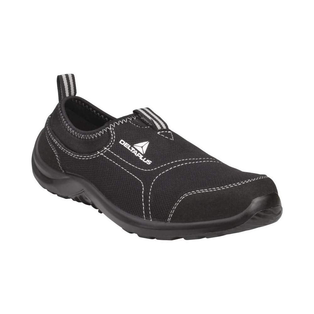Deltaplus Damen Miami S1p Delta Plus Panoply Miami S1P black canvas non-slip on steel toe safety tra