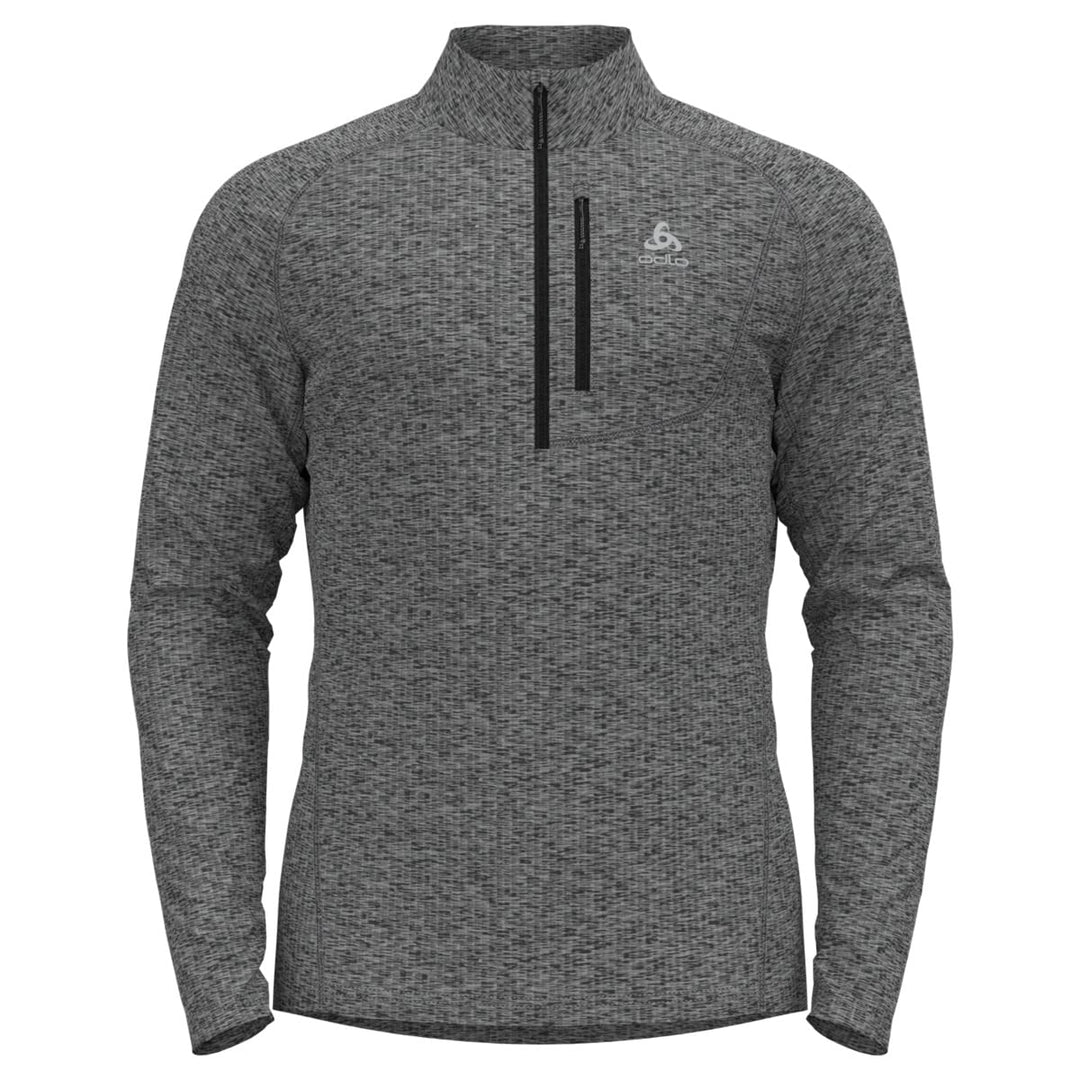 Odlo Herren FLI Half Zip Longsleeve XL Grey Melange, XL Grey Melange