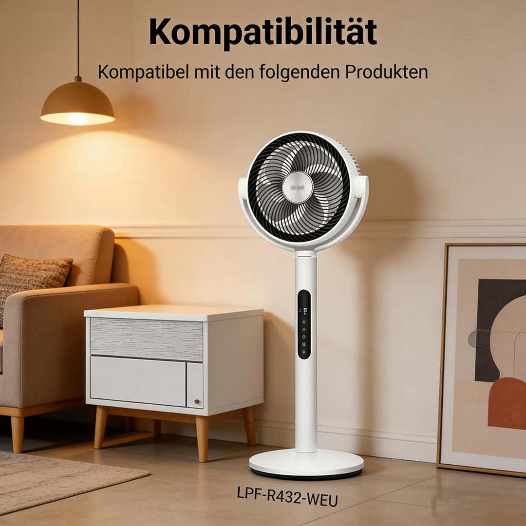 Netzteil für Standventilator – Kompatibel mit Levoit DC Motor Leiser Ventilator LPF-R432 ‎LPF-R432-W