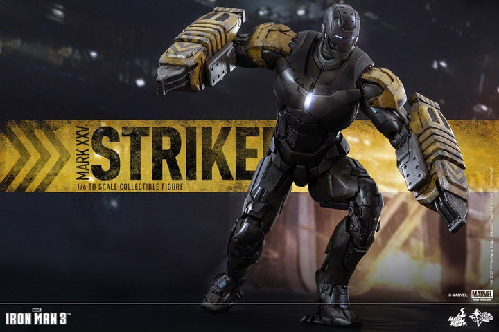 Hot Toys Massstab 1: 6 "Iron Man Mark xxv-Striker Movie Masterpiece Serie Figur (grau)