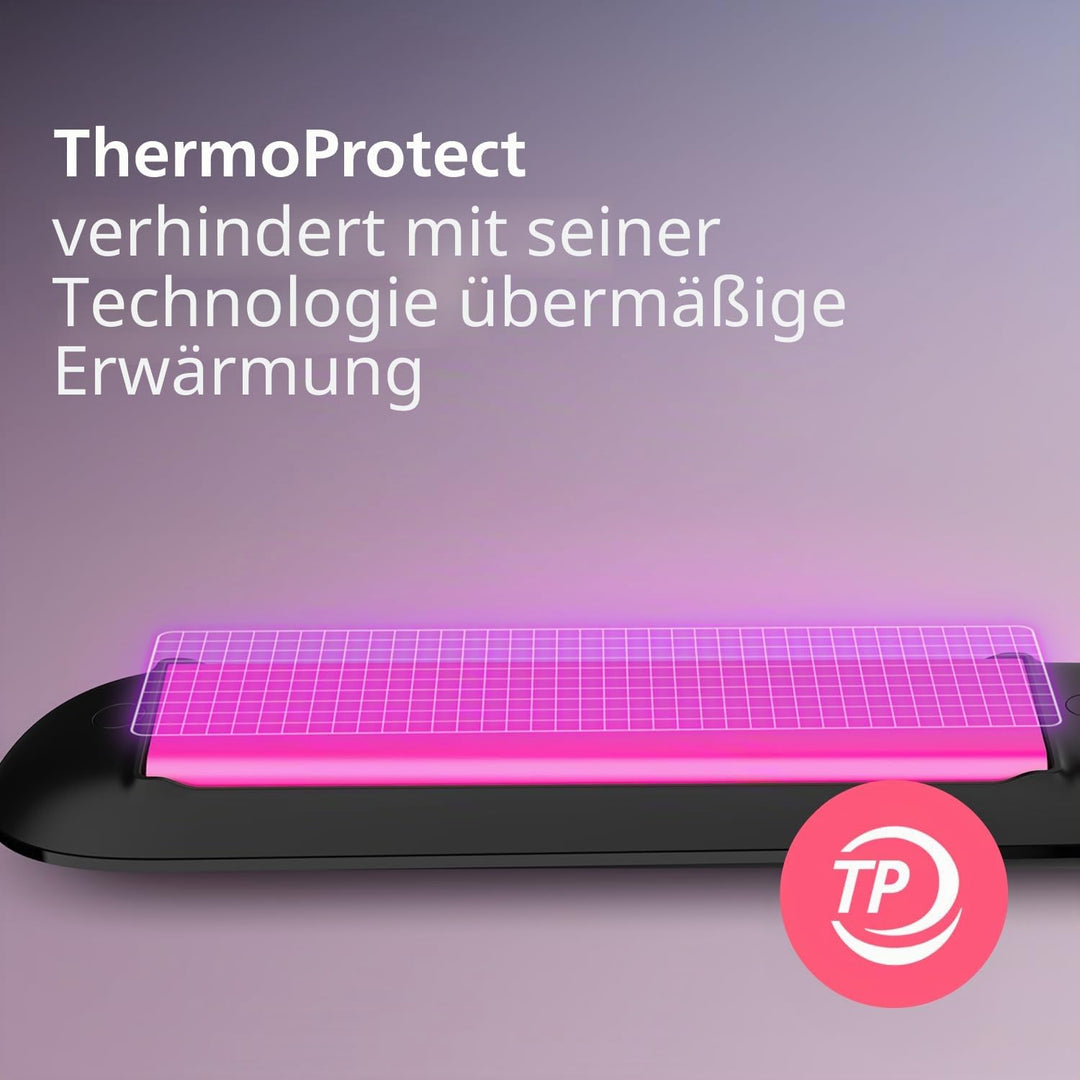 PHILIPS BHS375 / 00 Essential Straightener, ThermoProtect-Technologie, Keratin- und Keramikplatten,