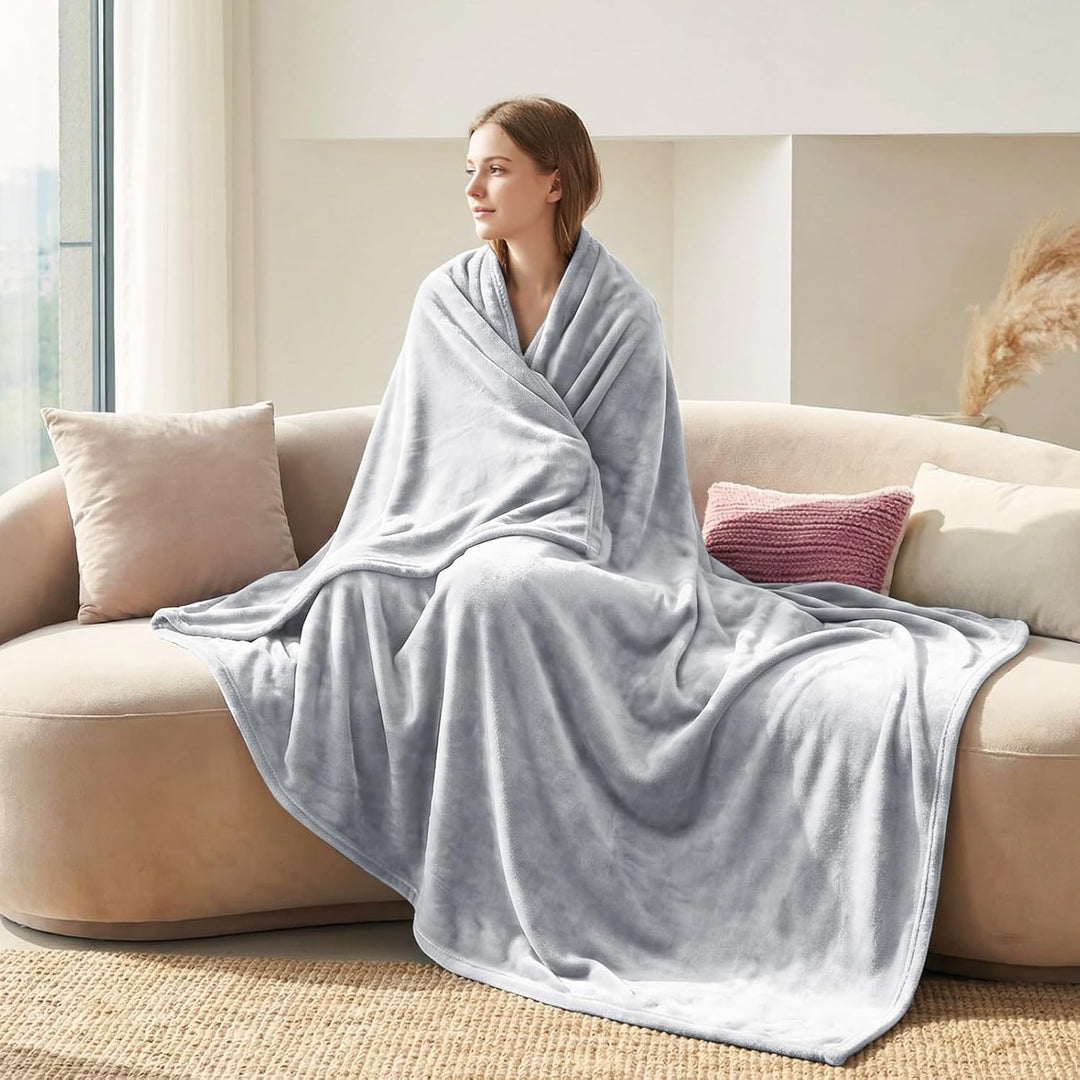 CozyLux Kuscheldecke Flauschig Decke 230x270 - Flanell Kuscheldecke Extra Gross, Weiche Sofa Decke,