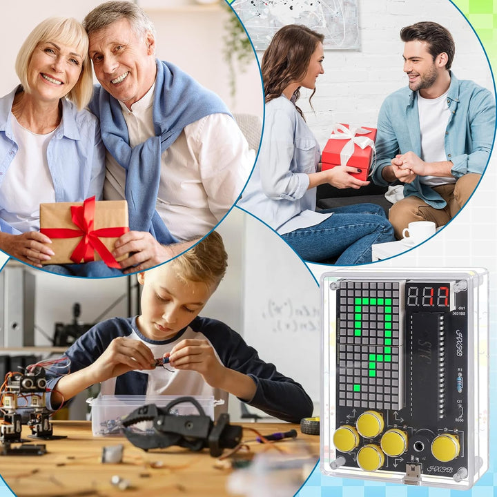 DIY Spielekonsole Löt Bausatz Neue Modelle 7 in 1 Spielekonsole Löten Bausatz 7 Spielearten DIY Game