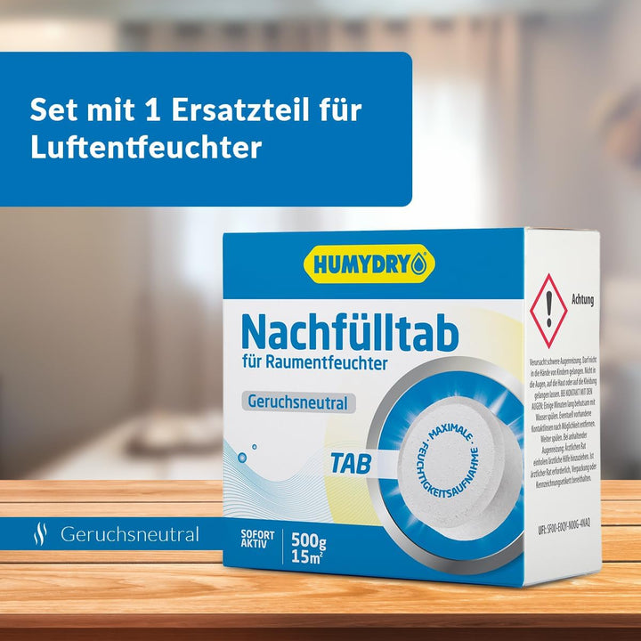 Sonder-Set mit 1 Nachfüllbeutel für Luftentfeuchter – Ideal für Schränke, Badezimmer und Räume – Räu