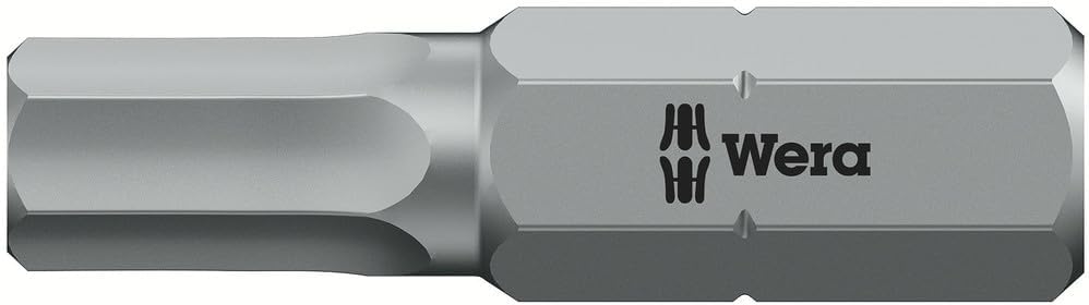 Wera 05004017001 8100 SA 7 Zyklop Metal-Knarrensatz Durchsteckvierkant, 1/4 Zoll -Antrieb, metrisch,