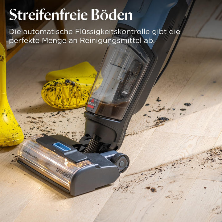 BISSELL CrossWave EdgeFind, Staubsauger mit Wischfunktion, leistungsstarke Reinigung von Verschmutzu