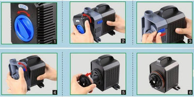AquaOne CTP-2800 Aquarium & Teichpumpe 10 Watt Eco Motor 3000 l/h Förderpumpe, Pumpe, Aquariumpumpe