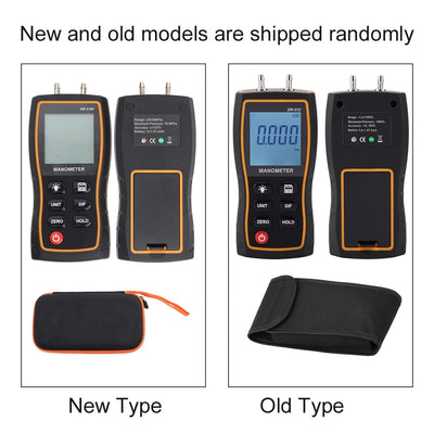 SW-512B Differenzdruckmessgeräte Hochpräzises HLK-Gasdruckprüfgerät Digitalanzeige Manometer Handluf