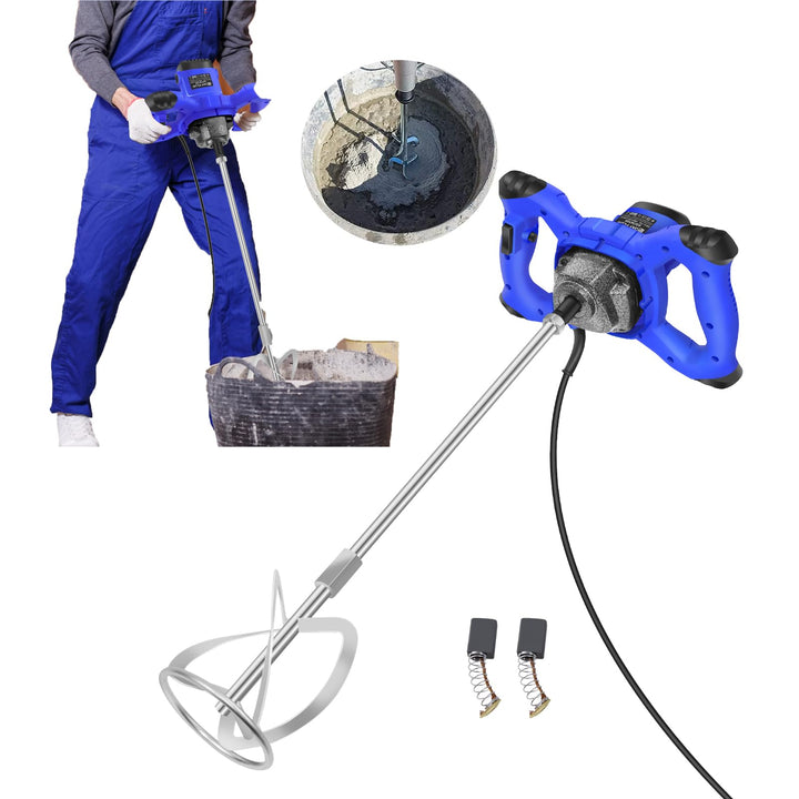 2600W Farb-Mörtelrührer Handheld Tragbarer Rührwerk 6 Geschwindigkeits Rührer Elektrisch Mischwerkze