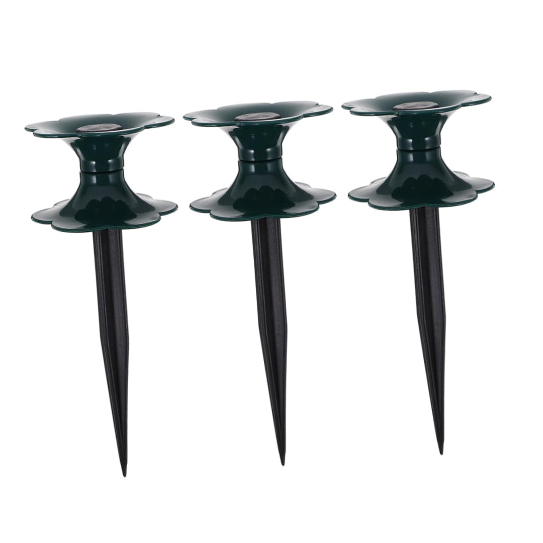 Happyyami 3 Stück Gartenschlauch Führungsrad Führungsspikes Für Schläuche Rasenschlauch Stützpfähle