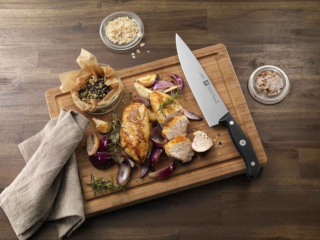Zwilling Messerblock Gourmet 6 teilig, Edelstahl, Silber/Schwarz, 38 x 28 x 28 cm, 6-Einheiten