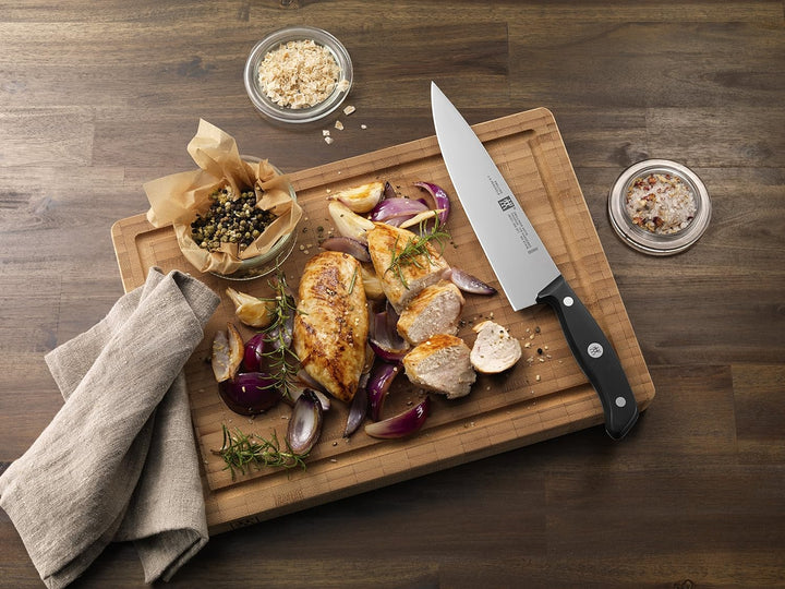 Zwilling Messerblock Gourmet 6 teilig, Edelstahl, Silber/Schwarz, 38 x 28 x 28 cm, 6-Einheiten