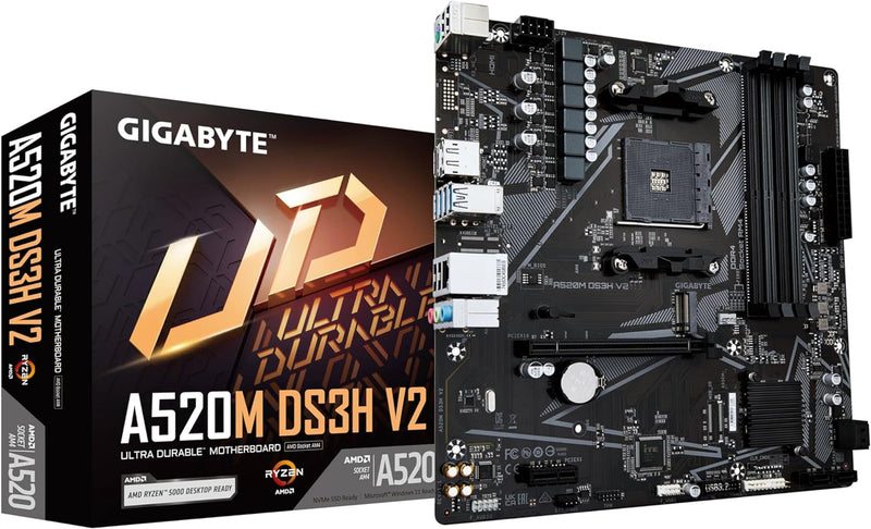 Gigabyte A520M DS3H V2 AM4/DDR4/HDMI-DP/µATX
