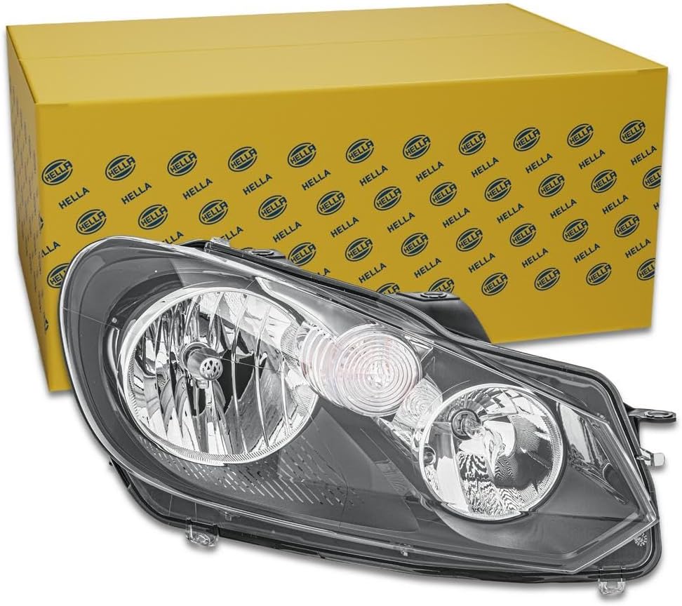 HELLA 1EG 009 901-221 FF/Halogen-Hauptscheinwerfer - rechts - für u.a. VW Golf VI (5K1) Rechts Halog