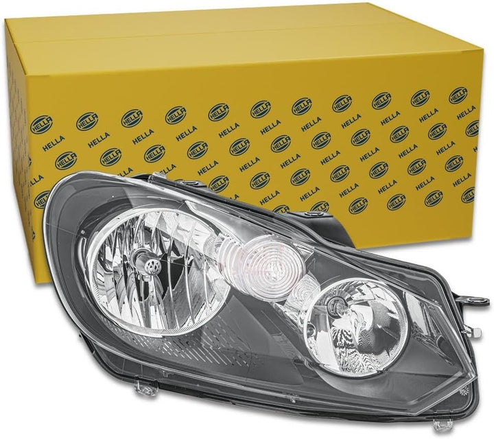HELLA 1EG 009 901-221 FF/Halogen-Hauptscheinwerfer - rechts - für u.a. VW Golf VI (5K1) Rechts Halog