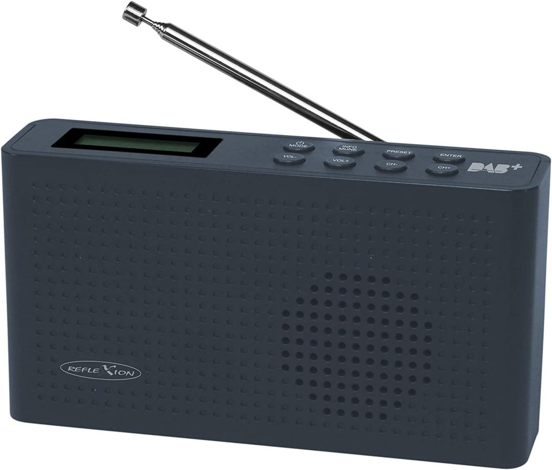 Reflexion TRA-26DAB- kompaktes und portables Antennen-Radio mit FM-DAB/DAB+ Tuner (20 Senderspeicher