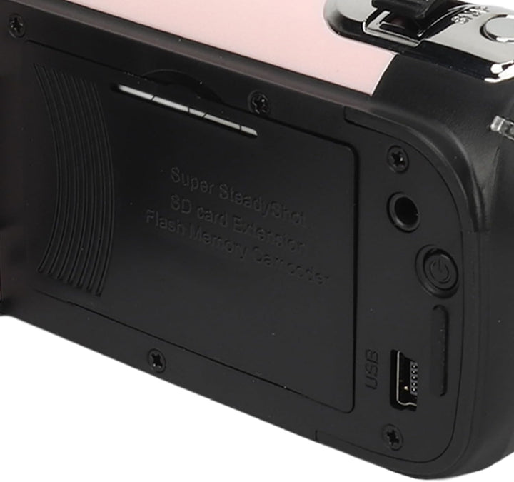 D90 1080P 16MP Digitalkamera 2,4 Zoll Schwenkbildschirm Camcorder 16X Zoom HD Videorecorder mit Füll