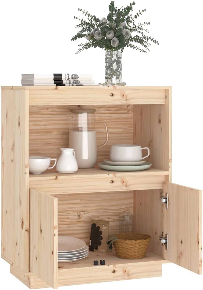 FIRBNUS Aufbewahrungsschrank 60x34x75 cm Bücherschranks Beistellschrank Beistelltisch Badezimmerschr