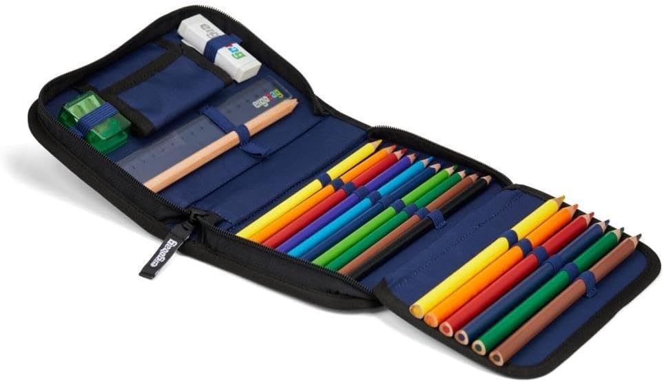 ergobag Cubo Light Jumbo Special Edition Schulranzen Set 7tlg. inkl. Fan-Box (Super ReflektBär), Sup