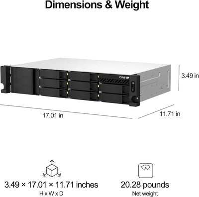 QNAP TS-873AeU-RP-4G NAS System 8-Bay