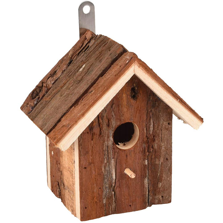 Vogelhaus – Nistkasten Flamingo – Gitano Holz – 16 cm – Für Blaumeise, Zeisig & Zaunkönig – Wetterfe