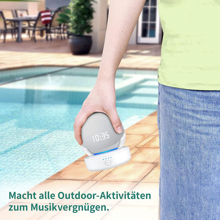 Akkustation für 4. & 5. Gen Smart Lautsprecher (Weiss), Weiss