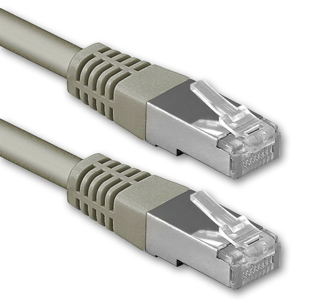 1aTTack.de 50m grau - 1 Stück Cat.6 Patchkabel Netzwerkkabel CAT6 S-FTP Gigabit Lan PIMF CAT 6 Kupfe
