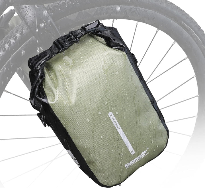 Rhinowalk Fahrrad Gepäckträgertasche Wasserdicht 4/6L Vorne Fahrradtasche für Gepäckträger mit Schul