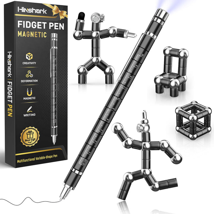 Hinshark Geschenke für Männer, Magnetic Fidget Pen, Papa Geschenk Weihnachten, Männergeschenke, Gesc