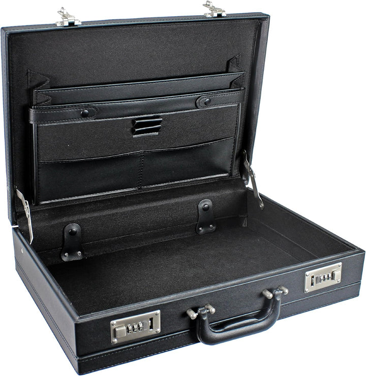 D & N,2625-01 Business Line Aktentasche, 44 cm, 15L, Schwarz