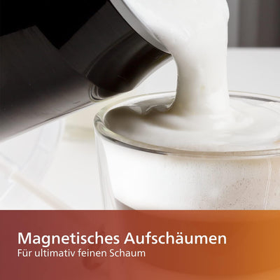 Philips Domestic Appliances CA6500/60 Senseo Milk Twister Milchaufschäumer, Kunststoff, schwarz Schw