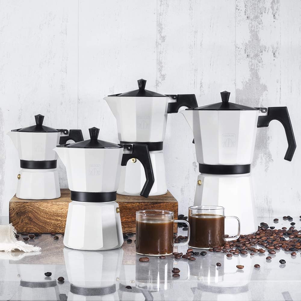 Cecotec Italienische Kaffemaschine Cumbia Mokclassic 1200 Beige, Aluminium, 775 ml Kapazität, Für 12
