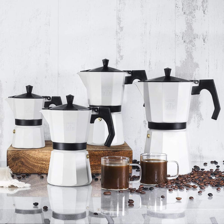 Cecotec Italienische Kaffemaschine Cumbia Mokclassic 1200 Beige, Aluminium, 775 ml Kapazität, Für 12