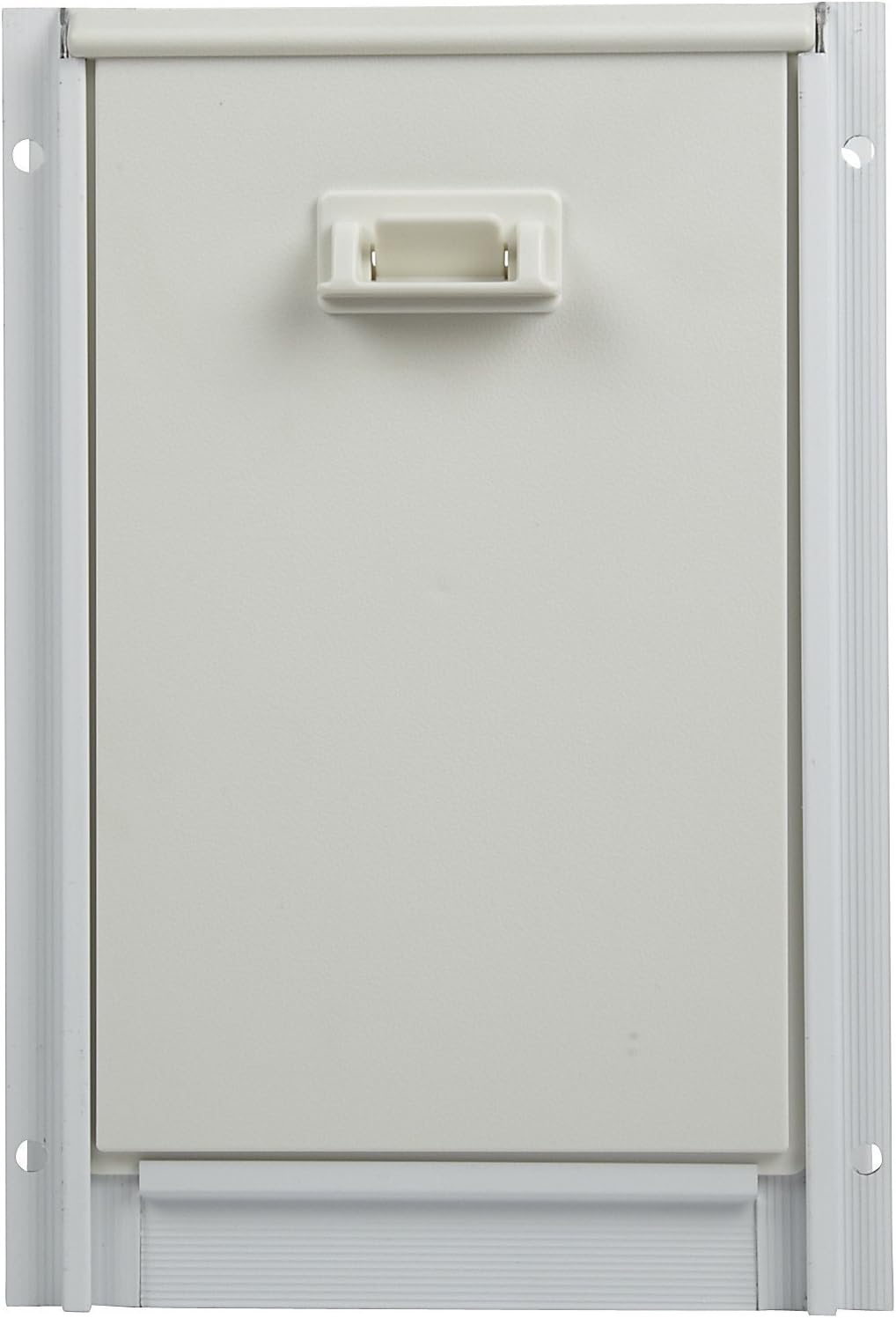 Ideal Pet Products Deluxe Haustiertür aus Aluminium, Grösse 38,1 x 50,8 cm, Weiss Super Large - 15"
