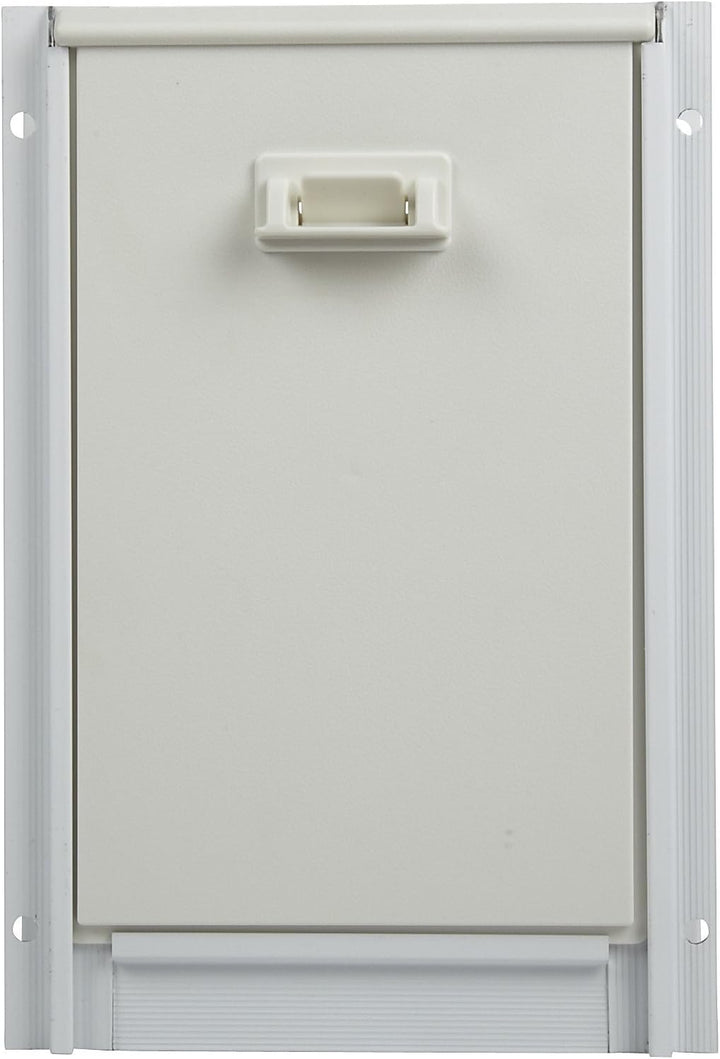 Ideal Pet Products Deluxe Haustiertür aus Aluminium, Grösse 38,1 x 50,8 cm, Weiss Super Large - 15"
